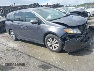 2016 Honda Odyssey EX-L with VIN 5FNRL5H67GB081580, listed as a IAAI auction lot 41935281 with 201,000 mi miles and . Bid and sale history available at carsss.com. Image 1.