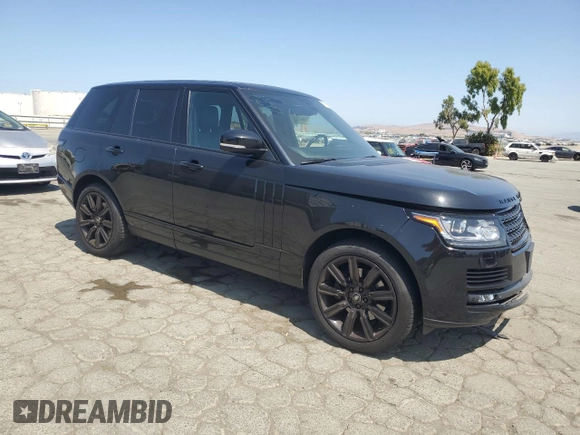 2015 Land Rover Range Rover HSE with VIN SALGS2VF4FA207942, listed as a Copart auction lot 60699825 with 80,472 mi miles and Salvage title. Bid and sale history available at DreamBid. Image 4.