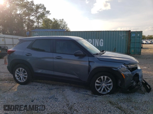 2022 Chevrolet TrailBlazer LS with VIN KL79MMS24NB118479, listed as a Copart auction lot 38055483 with 10,812 mi miles. Bid and sale history available at carsss.com. Image 4.