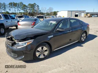 2017 Kia Optima Hybrid with VIN KNAGT4LC1H5005934, listed as a Copart auction lot 88708695 with 98,966 mi miles and Salvage Title. Bid and sale history available at carsss.com. Image 1.