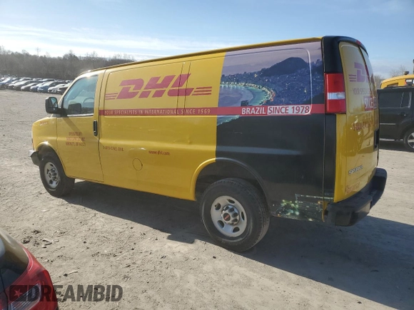 2020 GMC Savana Cargo z VIN 1GTW7AFG6L1252138, wystawiony jako Copart lot #48175425 z przebiegiem 174 950 mil mil oraz Szkoda całkowita • Salvage title. Historia ofert i sprzedaży dostępna na DreamBid. Obrazek 2.