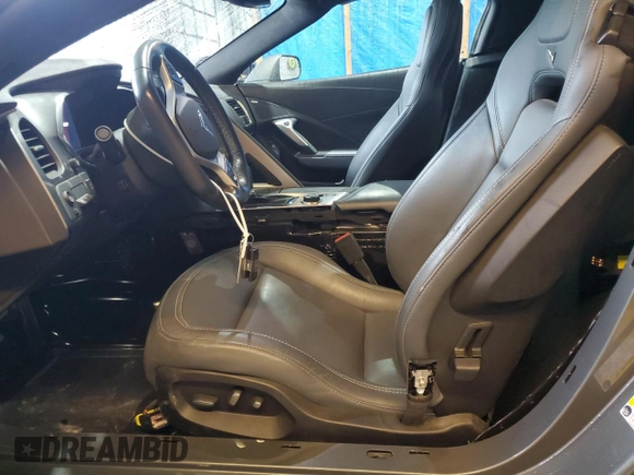 2015 Chevrolet Corvette Z06 3LZ with VIN 1G1YU3D61F5604992, listed as a Copart auction lot 66395114 with 23,555 mi miles and Salvage Title. Bid and sale history available at carsss.com. Image 7.