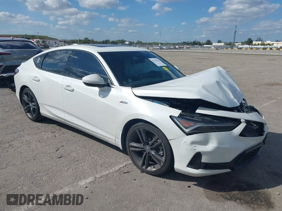 2023 Acura Integra w/A-Spec Package with VIN 19UDE4H31PA025536, listed as a IAAI auction lot 41527191 with 36,448 mi miles and . Bid and sale history available at DreamBid. Image 1.