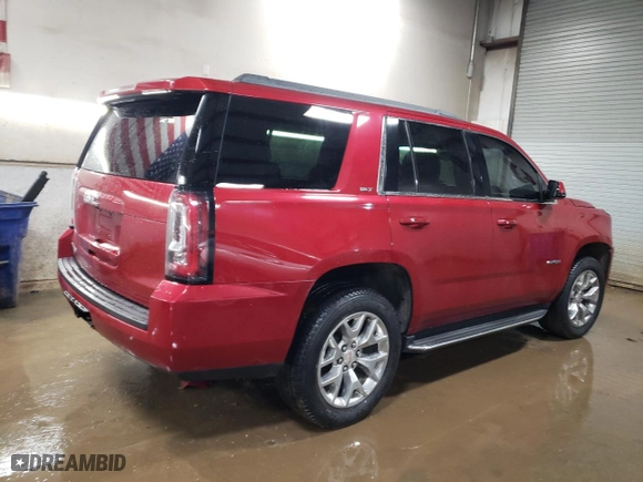 2015 GMC Yukon SLT with VIN 1GKS2BKC3FR619254, listed as a Copart auction lot 48015895 with 187,073 mi miles and Salvage Title. Bid and sale history available at carsss.com. Image 3.