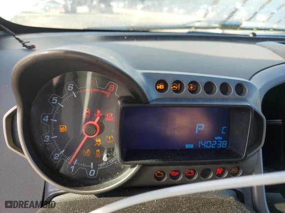 2014 Chevrolet Sonic LS with VIN 1G1JA6SH3E4170398, listed as a Copart auction lot 50381315 with 140,238 mi miles and Salvage Title. Bid and sale history available at carsss.com. Image 9.