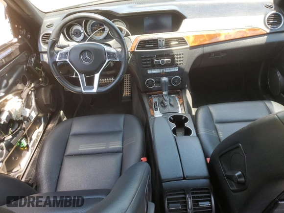 2012 Mercedes-Benz C 300 Sport with VIN WDDGF8BB8CA643615, listed as a Copart auction lot 62353045 with 105,717 mi miles and Salvage title. Bid and sale history available at DreamBid. Image 8.