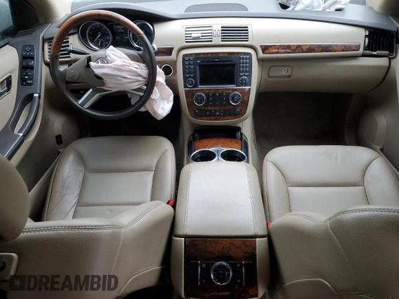 2011 Mercedes-Benz R 350 with VIN 4JGCB6FE0BA130219, listed as a Copart auction lot 51511805 with 143,250 mi miles and Salvage title. Bid and sale history available at DreamBid. Image 8.
