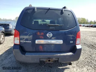 2006 Nissan Pathfinder SE with VIN 5N1AR18WX6C680632, listed as a Copart auction lot 52997405 with 0 mi miles and Clean Title. Bid and sale history available at carsss.com. Image 6.