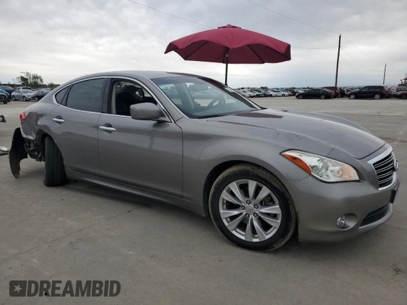 2011 Infiniti M37 with VIN JN1BY1AP8BM320930, listed as a Copart auction lot 79931304 with 102,070 mi miles and Salvage Title. Bid and sale history available at carsss.com. Image 4.