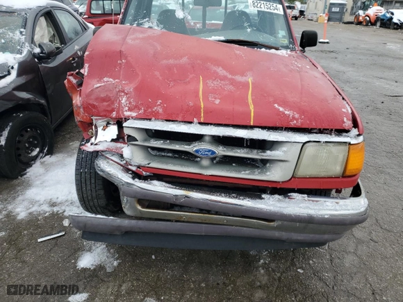 1997 Ford Ranger XLT with VIN 1FTCR10A8VPA12915, listed as a Copart auction lot 82215254 with 154,788 mi miles and Salvage Title. Bid and sale history available at carsss.com. Image 12.