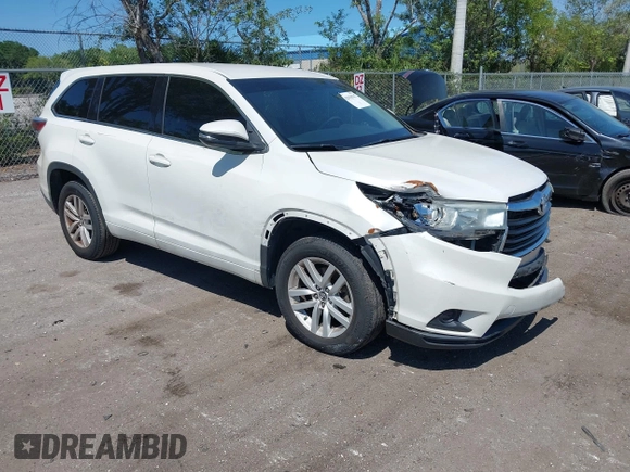 2016 Toyota Highlander LE Plus z VIN 5TDZKRFH4GS127117, wystawiony jako IAAI lot #42054767 z przebiegiem 167 253 mil mil oraz . Historia ofert i sprzedaży dostępna na DreamBid. Obrazek 1.