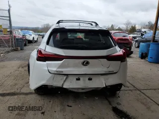 2020 Lexus UX with VIN JTHP9JBH1L2029527, listed as a Copart auction lot 39521583 with 9,093 mi miles. Bid and sale history available at carsss.com. Image 6.