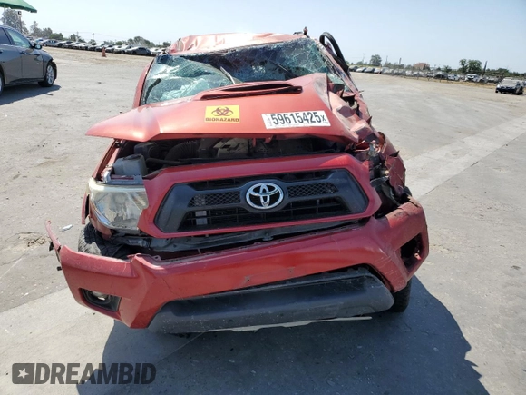 2014 Toyota Tacoma PreRunner с VIN 3TMKU4HN4EM041014, выставлен на аукционе Copart как лот 59615425 с пробегом Не указан миль и Списание • Salvage title. История ставок и продаж доступна на DreamBid. Изображение 5.