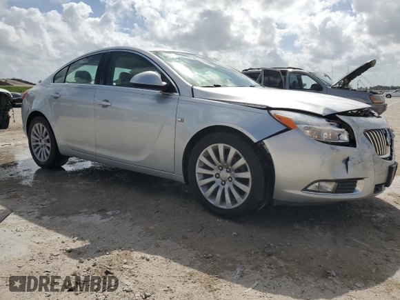 2011 Buick Regal CXL RL1 with VIN 2G4GN5EC4B9178708, listed as a Copart auction lot 51629425 with 60,827 mi miles and Salvage Title. Bid and sale history available at DreamBid. Image 4.