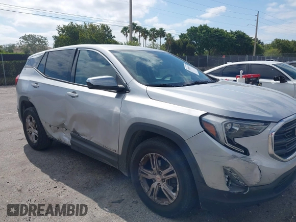 2018 GMC Terrain SLE with VIN 3GKALMEV1JL190617, listed as a IAAI auction lot 42080126 with 289,489 mi miles and . Bid and sale history available at DreamBid. Image 1.