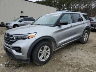 2021 Ford Explorer XLT with VIN 1FMSK8DH2MGA57763, listed as a Copart auction lot 43480875 with 35,545 mi miles and Salvage Title. Bid and sale history available at carsss.com. Image 1.
