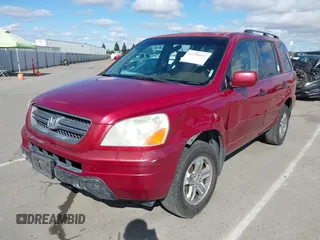 2005 Honda Pilot EX-L with VIN 2HKYF18545H544535, listed as a IAAI auction lot 42250692 with 232,994 mi miles and . Bid and sale history available at DreamBid. Image 21.