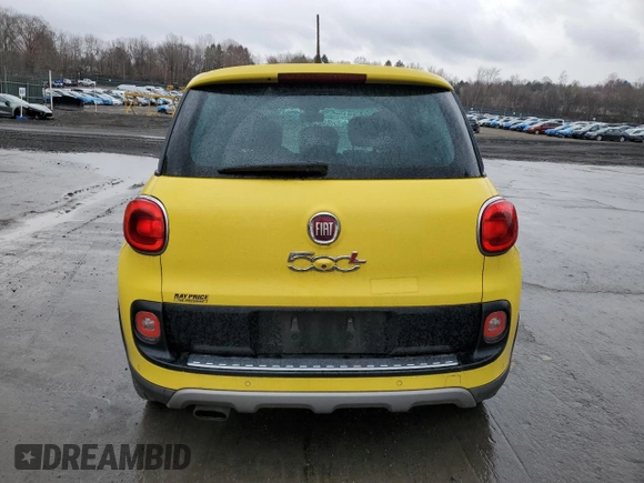 2014 FIAT 500L Trekking z VIN ZFBCFADH0EZ020854, wystawiony jako Copart lot #52363925 z przebiegiem 108 021 mil mil oraz Szkoda całkowita • Salvage title. Historia ofert i sprzedaży dostępna na DreamBid. Obrazek 6.