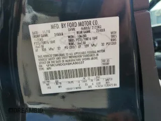 2011 Ford Escape XLT with VIN 1FMCU9DGXBKA90337, listed as a Copart auction lot 56063355 with 122,956 mi miles and Non repairable. Bid and sale history available at DreamBid. Image 13.
