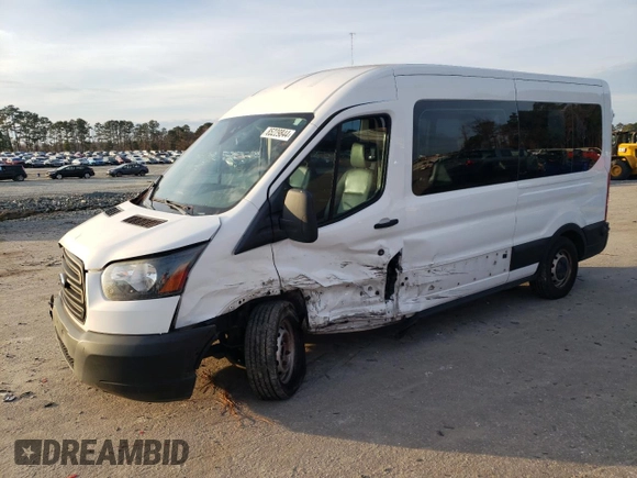 2019 Ford Transit Passenger XL with VIN 1FBAX2CM7KKA91385, listed as a Copart auction lot 85229844 with 62,094 mi miles and Salvage Title. Bid and sale history available at carsss.com. Image 1.