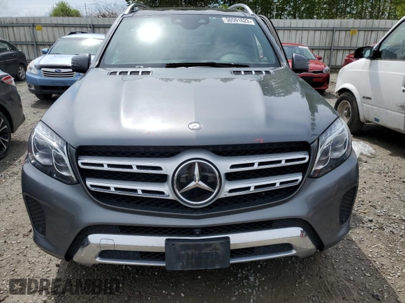 2017 Mercedes-Benz GLS with VIN 4JGDF6EE3HA825796, listed as a Copart auction lot 50591623 with 169,004 mi miles. Bid and sale history available at carsss.com. Image 5.