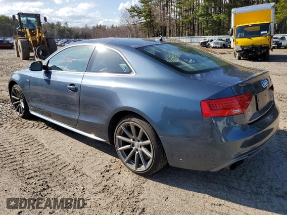 2016 Audi A5 Premium with VIN WAUD2AFR4GA001175, listed as a Copart auction lot 53177655 with 76,380 mi miles and Salvage title. Bid and sale history available at DreamBid. Image 2.