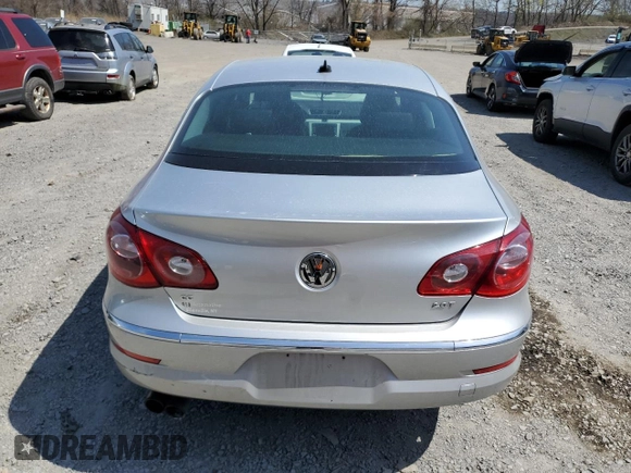 2012 Volkswagen CC Sport PZEV with VIN WVWMP7AN0CE546210, listed as a Copart auction lot 53849935 with 172,585 mi miles and Salvage Title. Bid and sale history available at carsss.com. Image 6.