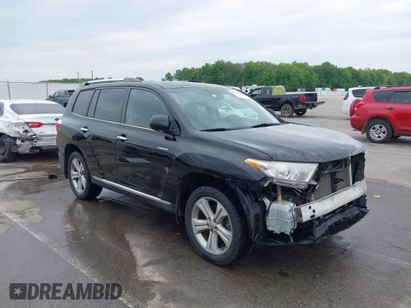 2012 Toyota Highlander Limited with VIN 5TDDK3EH6CS139367, listed as a IAAI auction lot 42203725 with 124,606 mi miles and . Bid and sale history available at DreamBid. Image 1.