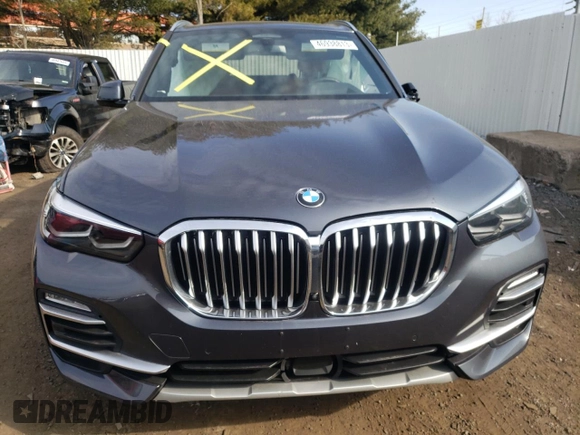 2021 BMW X5 xDrive40i with VIN 5UXCR6C0XM9F38757, listed as a Copart auction lot 46938813 with 0 mi miles. Bid and sale history available at carsss.com. Image 5.