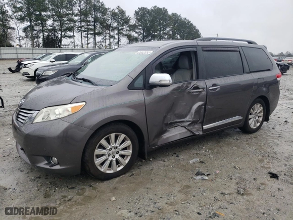 2013 Toyota Sienna XLE AAS with VIN 5TDYK3DC8DS314937, listed as a Copart auction lot 42632355 with NaN miles and Salvage Title. Bid and sale history available at carsss.com. Image 1.