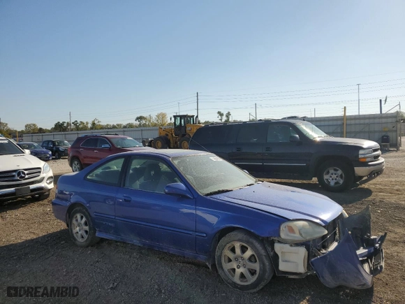 1999 Honda Civic Si with VIN 1HGEM1159XL096151, listed as a Copart auction lot 74804884 with 153,735 mi miles and Salvage Title. Bid and sale history available at carsss.com. Image 4.
