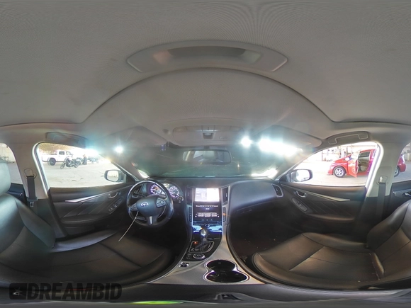 2016 Infiniti Q50 with VIN JN1EV7AR9GM346048, listed as a Copart auction lot 54362715 with 120,799 mi miles and Salvage Title. Bid and sale history available at DreamBid. Image 15.