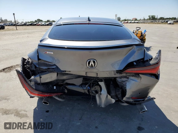 2024 Acura Integra Technology with VIN 19UDE4H6XRA010062, listed as a Copart auction lot 58029635 with 17,459 mi miles and Salvage title. Bid and sale history available at DreamBid. Image 6.