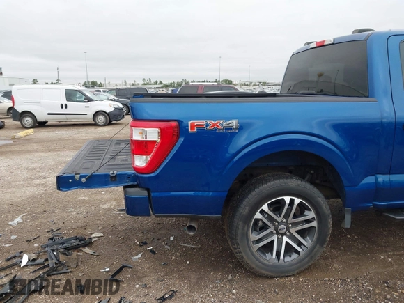 2023 Ford F-150 XL with VIN 1FTEW1EP6PKD00320, listed as a IAAI auction lot 41562733 with 19,468 mi miles. Bid and sale history available at carsss.com. Image 20.