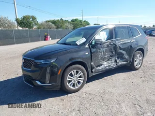 2021 Cadillac XT6 Luxury with VIN 1GYKPAR48MZ171154, listed as a IAAI auction lot 41639465 with 41,183 mi miles. Bid and sale history available at carsss.com. Image 2.