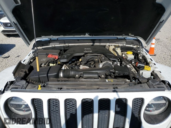2018 Jeep Wrangler Unlimited Sahara with VIN 1C4HJXEG6JW112198, listed as a Copart auction lot 63412775 with 34,853 mi miles and Salvage title. Bid and sale history available at DreamBid. Image 11.