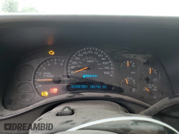 2004 Chevrolet Tahoe LT with VIN 1GNEK13Z14R181814, listed as a Copart auction lot 63178264 with 201,701 mi miles and Salvage Title. Bid and sale history available at carsss.com. Image 9.