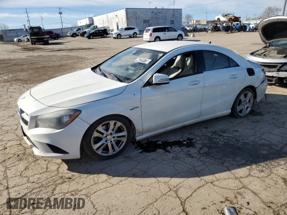 2016 Mercedes-Benz CLA with VIN WDDSJ4GB9GN351660, listed as a Copart auction lot 54864735 with 126,572 mi miles and Clean Title. Bid and sale history available at carsss.com. Image 1.