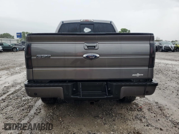 2012 Ford F-150 XL with VIN 1FTFW1ETXCFC20538, listed as a Copart auction lot 58801535 with 204,724 mi miles and Salvage title. Bid and sale history available at DreamBid. Image 6.