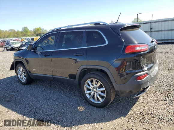 2014 Jeep Cherokee Limited with VIN 1C4PJMDB2EW212398, listed as a Copart auction lot 54723835 with 202,008 mi miles and Salvage title. Bid and sale history available at DreamBid. Image 2.