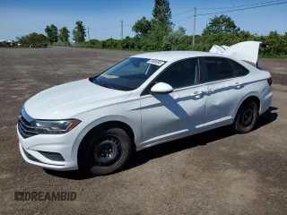 2019 Volkswagen Jetta S with VIN 3VWN57BU5KM073412, listed as a Copart auction lot 58905895 with 106,605 mi miles and Salvage title. Bid and sale history available at DreamBid. Image 1.