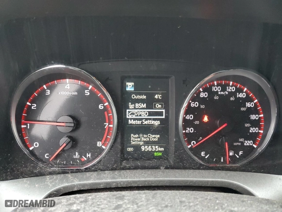 2016 Toyota RAV4 SE with VIN 2T3JFREV5GW523337, listed as a Copart auction lot 47334875 with 95,635 mi miles and Salvage Title. Bid and sale history available at carsss.com. Image 9.