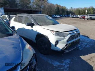 2021 Toyota RAV4 Hybrid XSE with VIN JTME6RFV6MJ005442, listed as a IAAI auction lot 41306055 with 24,187 mi miles. Bid and sale history available at carsss.com. Image 1.