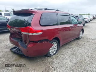 2012 Toyota Sienna XLE with VIN 5TDDK3DCXCS033249, listed as a IAAI auction lot 42324830 with 181,012 mi miles and . Bid and sale history available at DreamBid. Image 4.
