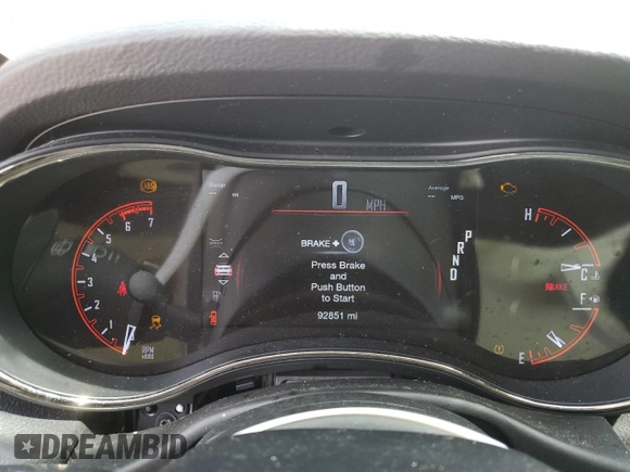2019 Dodge Durango R/T with VIN 1C4SDJCT4KC617329, listed as a Copart auction lot 52976745 with 92,851 mi miles and Salvage title. Bid and sale history available at DreamBid. Image 9.