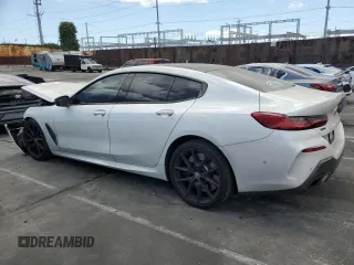2021 BMW 8 Series M850i with VIN WBAGV8C04MCF56486, listed as a Copart auction lot 55991015 with 60,249 mi miles and Salvage title. Bid and sale history available at DreamBid. Image 2.