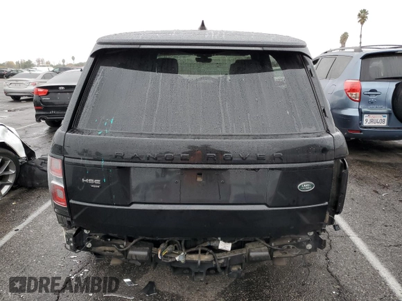 2020 Land Rover Range Rover with VIN SALGS5SE6LA568792, listed as a Copart auction lot 82227594 with 70,073 mi miles and Salvage title. Bid and sale history available at DreamBid. Image 6.