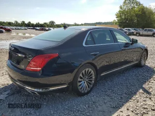 2017 Genesis G90 5.0L Ultimate with VIN KMHG54JH0HU024827, listed as a Copart auction lot 63291304 with 102,529 mi miles and Salvage Title. Bid and sale history available at carsss.com. Image 3.