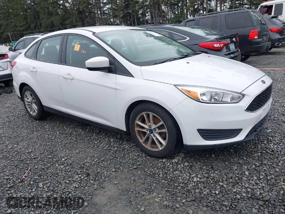 2018 Ford Focus SE with VIN 1FADP3F28JL288105, listed as a IAAI auction lot 41884469 with 1 mi miles. Bid and sale history available at carsss.com. Image 1.