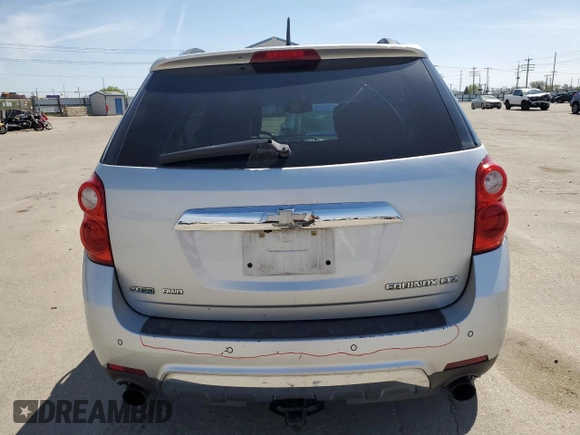 2011 Chevrolet Equinox LTZ with VIN 2CNFLGE59B6293286, listed as a Copart auction lot 53167595 with 178,566 mi miles and Salvage Title. Bid and sale history available at DreamBid. Image 6.